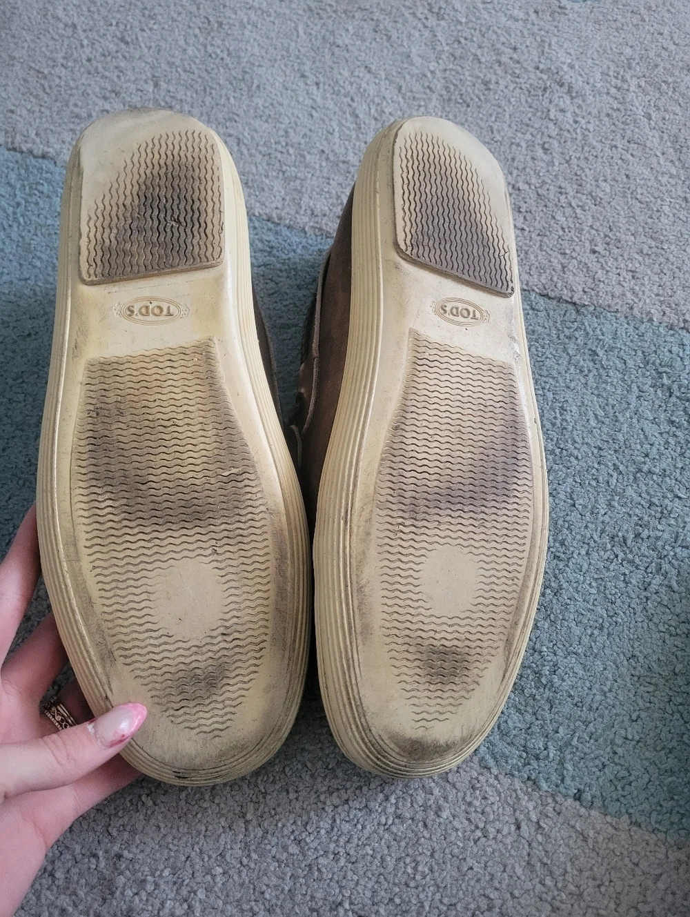 Tods brown leather mens 8 shoes #preppy #luxury